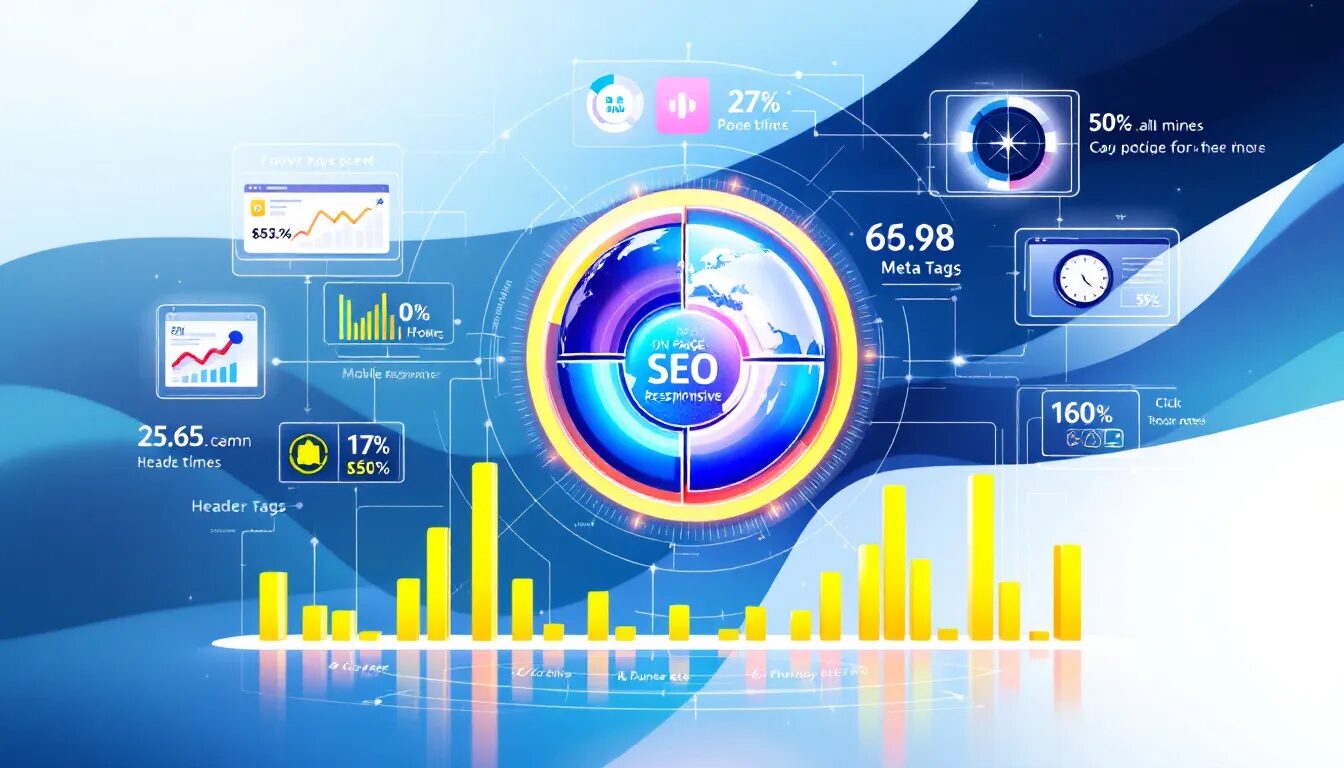 Technische Aspekte der Onpage Optimierung, einschließlich Ladezeiten und mobile Optimierung.